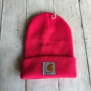 NEW WITHOUT TAGS CARHARTT INFANT TODDLER PINK HAT BEANIE